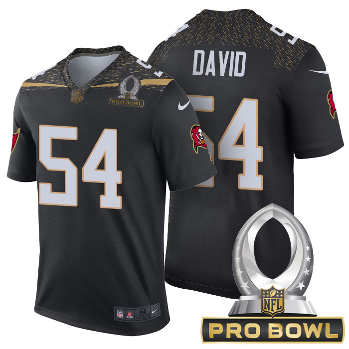 Team Irvin #54 Lavonte David Black 2016 Pro Bowl Game Jersey