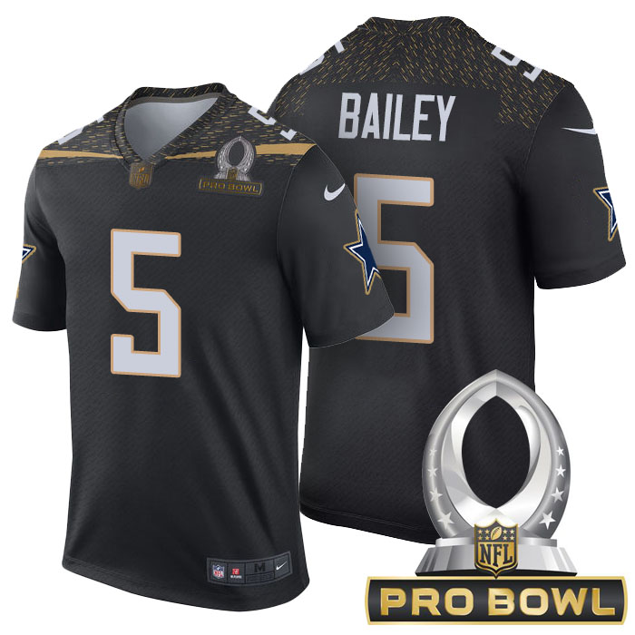 Team Irvin #5 Dan Bailey Black 2016 Pro Bowl Game Jersey