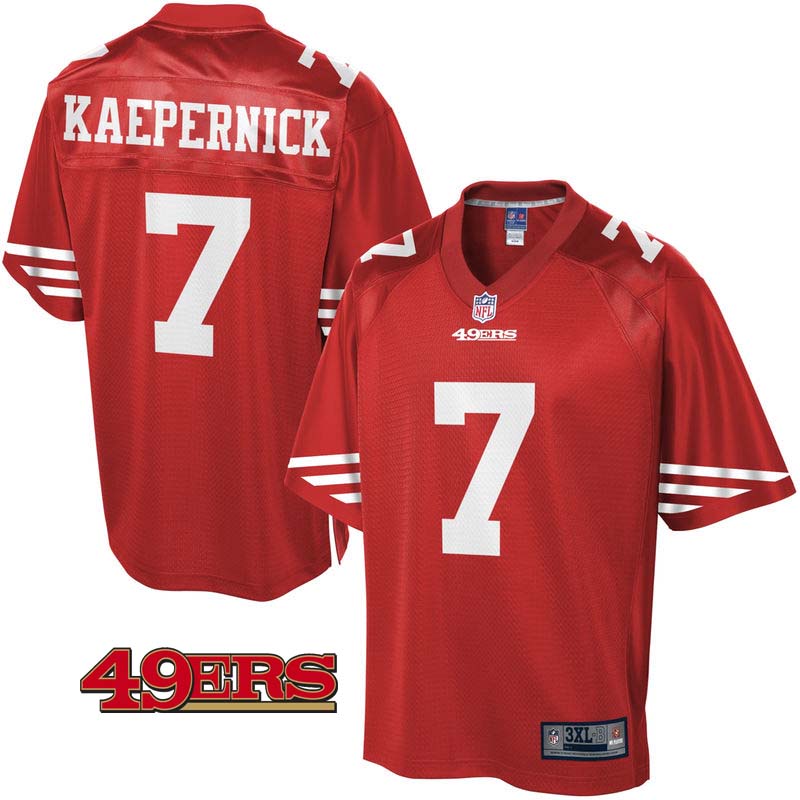 Pro Line San Francisco 49ers #7 Colin Kaepernick Team Color Jersey