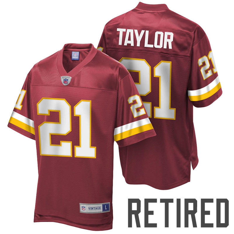 Washington Redskins #21 Sean Taylor Scarlet Retired Player Jersey