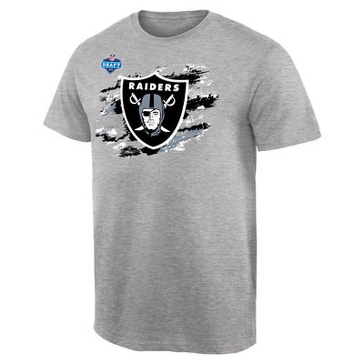 Raiders Pro Line Heather Gray 2016 Draft Special T-Shirt