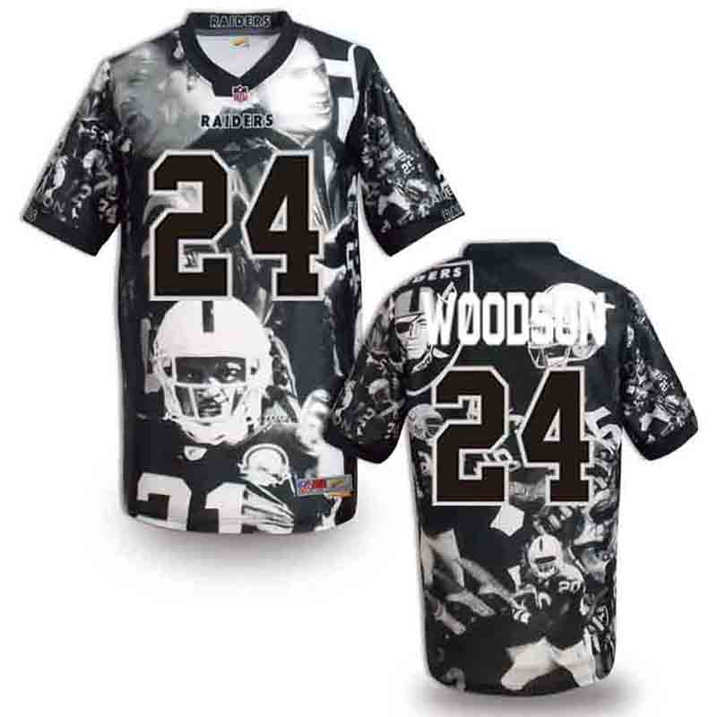 Charles Woodson #24 Oakland Raiders Fever Version Jersey