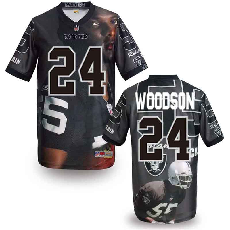 Oakland Raiders #24 Charles Woodson Fanatical Version Jersey