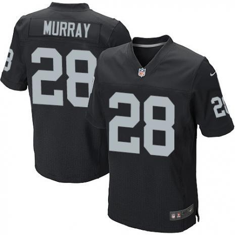 Oakland Raiders #28 Latavius Murray Black Elite Jersey