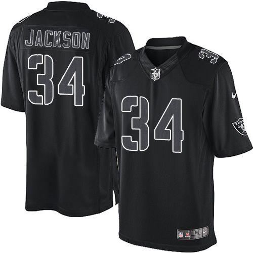 NFL Oakland Raiders #34 Bo Jackson Limited Impact Black Jersey