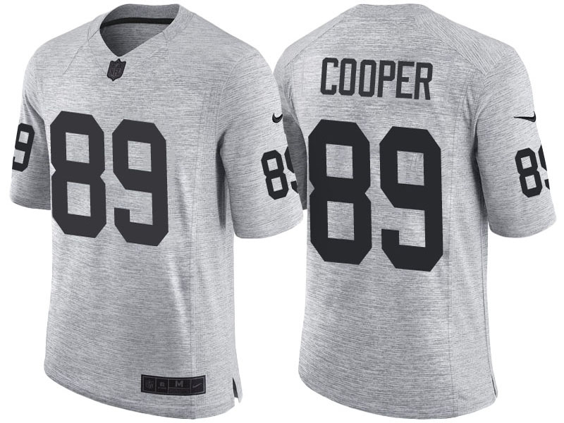 Oakland Raiders #89 Amari Cooper 2016 Gridiron Gray II Limited Jersey