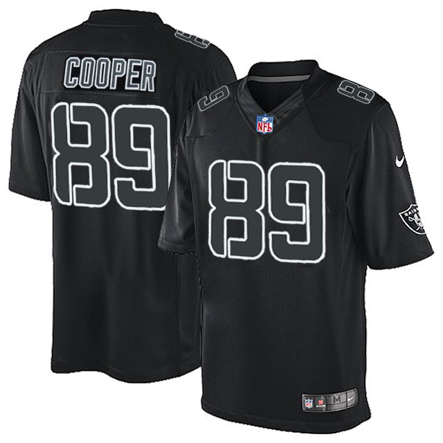 Oakland Raiders #89 Amari Cooper Black Impact Limited Jersey