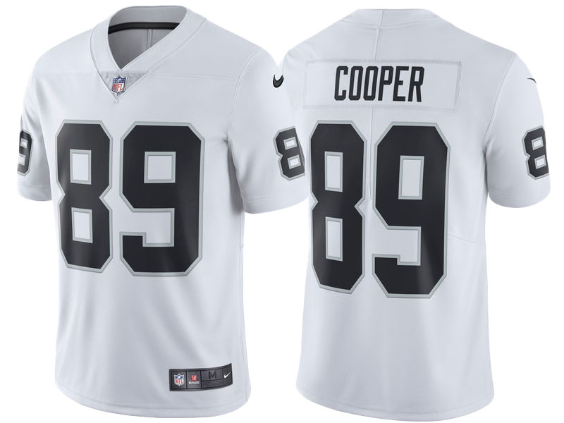 2017 Oakland Raiders #89 Amari Cooper White Vapor Untouchable Limited Jersey