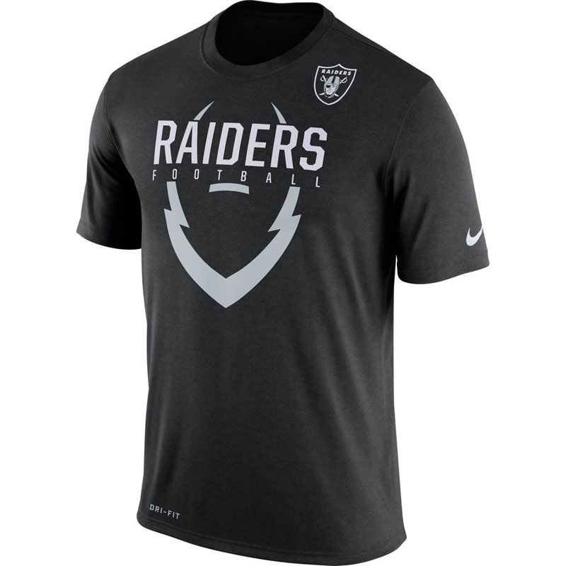 Oakland Raiders Black Legend Icon Dri-FIT T-Shirt