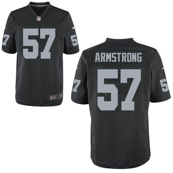 NFL Oakland Raiders #57 Ray-Ray Armstrong Elite Black Jersey