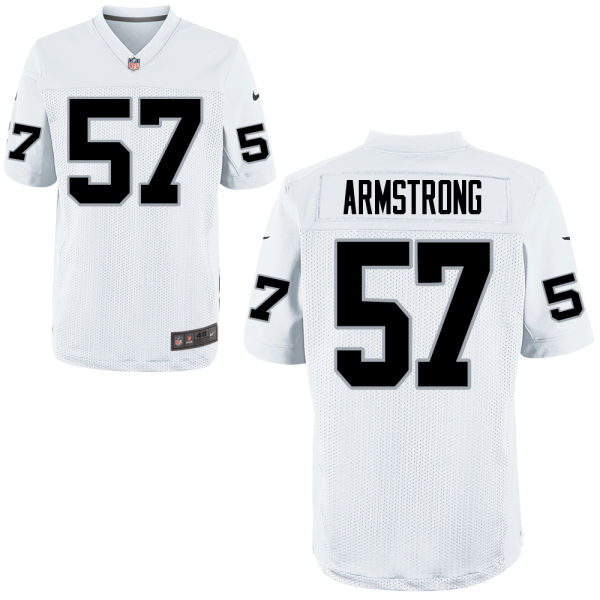 NFL Oakland Raiders #57 Ray-Ray Armstrong Elite White Jersey