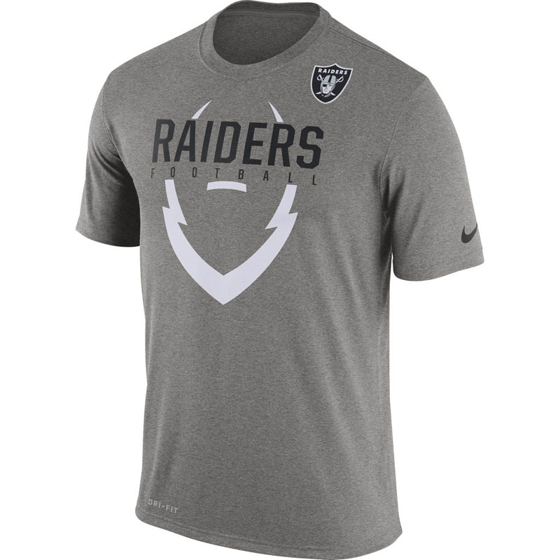 Oakland Raiders Silver Legend Icon Dri-FIT T-Shirt