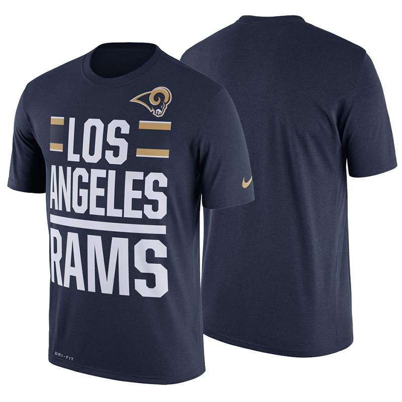 Los Angeles Rams Navy Legend Local Fans Performance T-Shirt