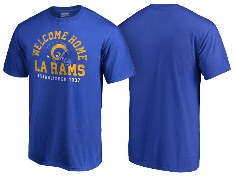 Los Angeles Rams Pro Line Royal Home Fanatic Fans T-Shirt