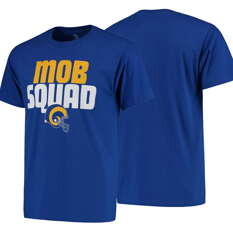 Los Angeles Rams Royal Pro Line Mob Squad Retro T-Shirt