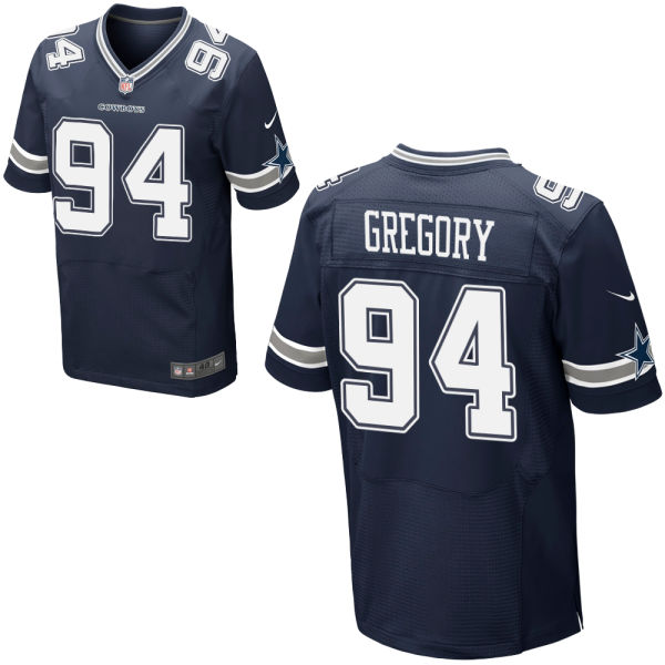 Mens Dallas Cowboys #94 Randy Gregory Nike Blue Elite Jersey