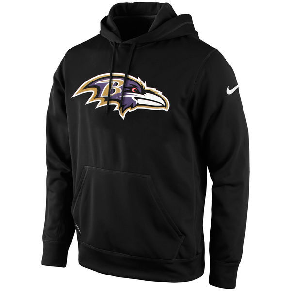 Baltimore Ravens Black KO Logo Essential Hoodie