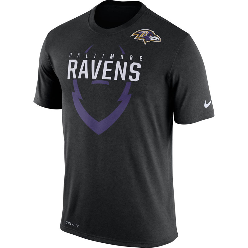 Baltimore Ravens Black Legend Icon Dri-FIT T-Shirt