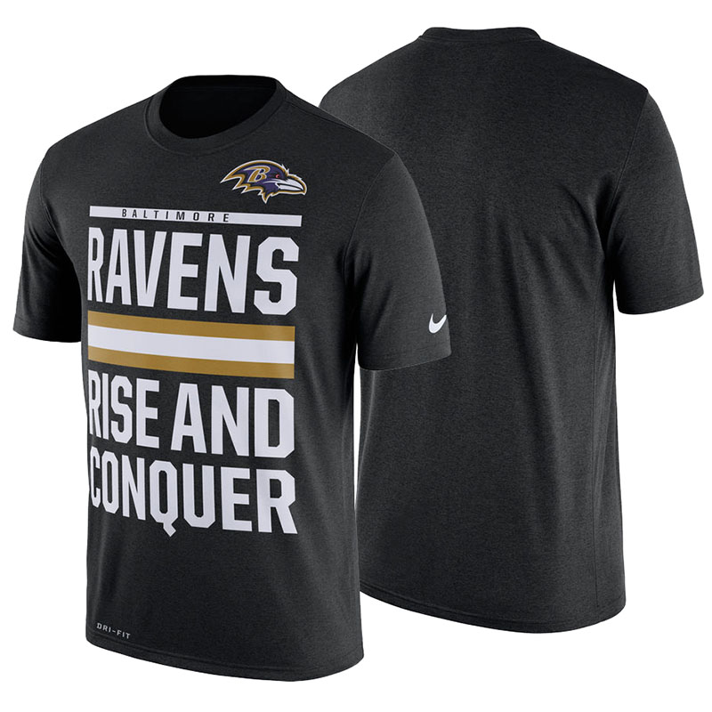 Baltimore Ravens Black Legend Local Fans Performance T-Shirt