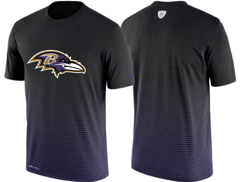 Baltimore Ravens Black New Day Enhanced Performance T-Shirt