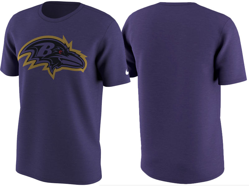 Baltimore Ravens Purple Color Rush Travel T-Shirt