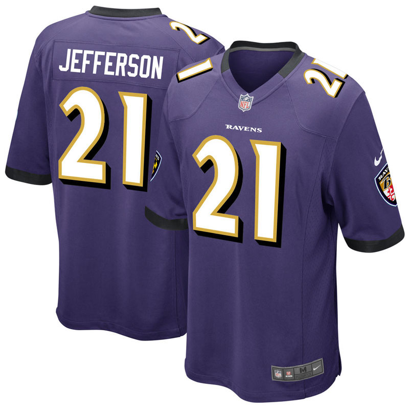 Baltimore Ravens Tony Jefferson Purple Game Jersey