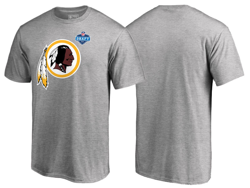 Washington Redskins Heather Gray 2017 NFL Draft Athletic Heather T-Shirt