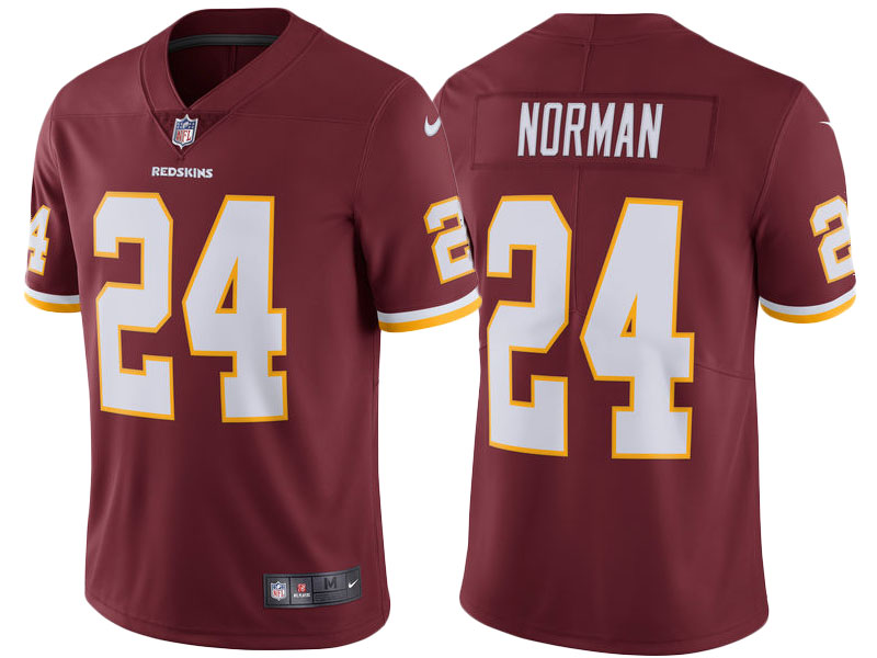 2017 Washington Redskins #24 Josh Norman Burgundy Vapor Untouchable Limited Jersey