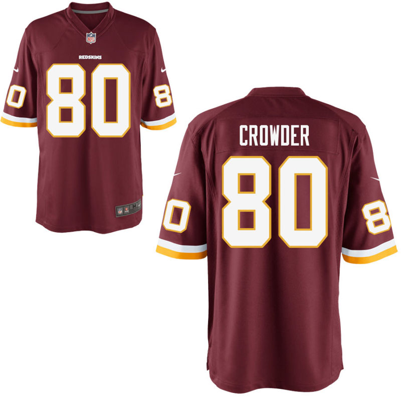 Washington Redskins #80 Jamison Crowder Burgundy Game Jersey