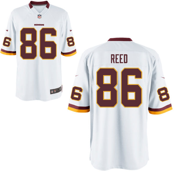 Washington Redskins #86 Jordan Reed White Game Jersey