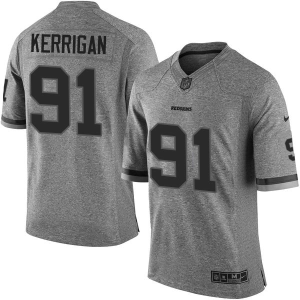 Washington Redskins #91 Ryan Kerrigan Gridiron Gray Limited Jersey