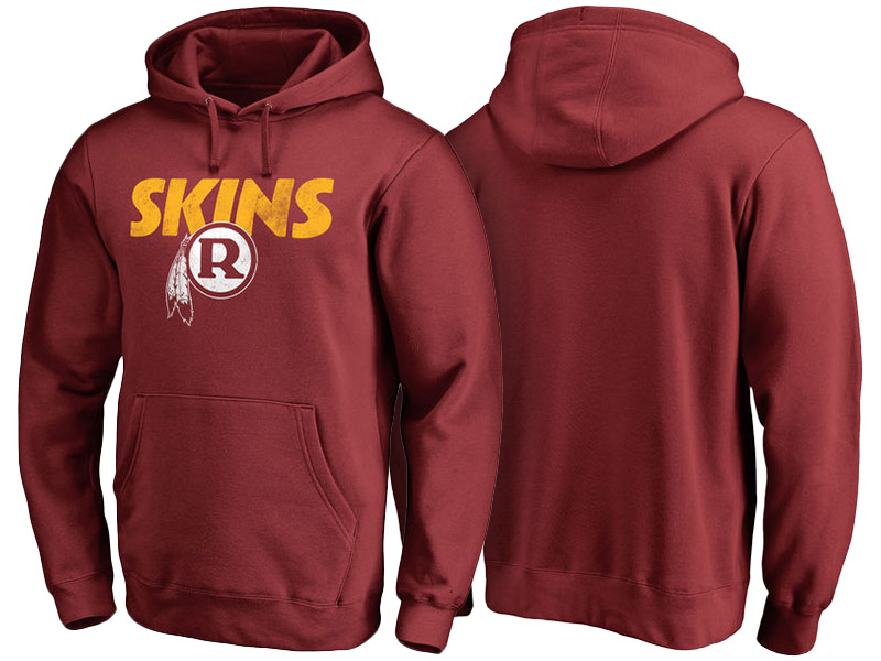 Washington Redskins Burgundy Pro Line Hometown Warm Pullover Hoodie