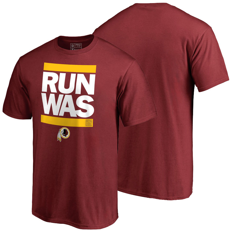 Washington Redskins Maroon Pro Line RUN-CTY T-Shirt