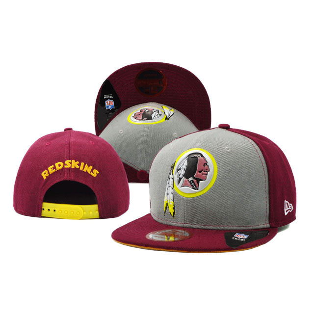 Washington Redskins New Era Burgundy/Gray On Field Fitted Snapback Hat