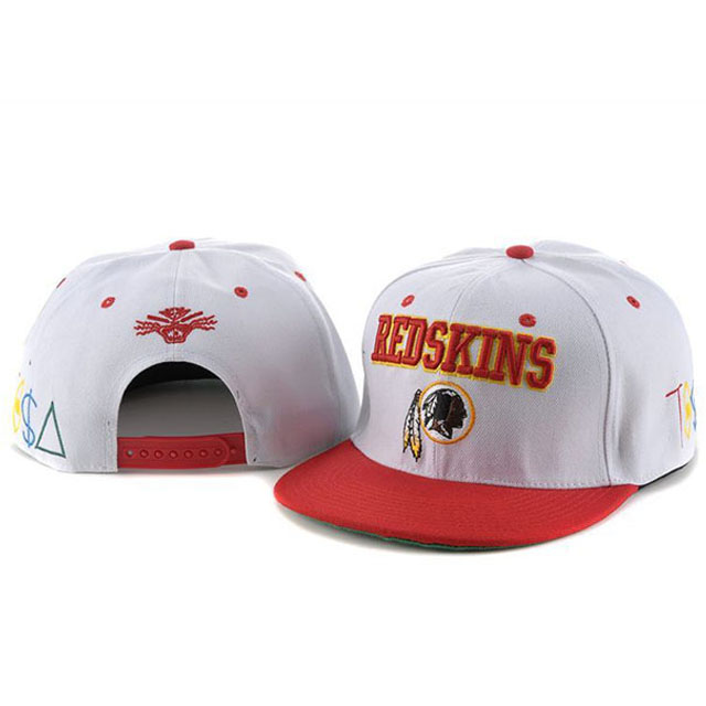 Washington Redskins New Era White On Field Adjustable Hat