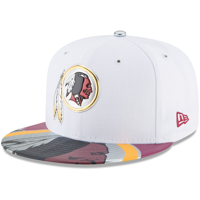 Washington Redskins White 2017 NFL Draft Official On Stage 59FIFTY Fitted Hat