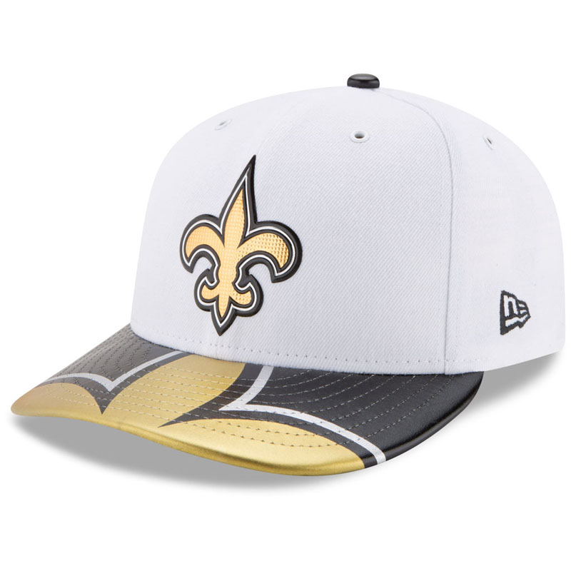 New Orleans Saints White 2017 NFL Draft Official On Stage Low Profile 59FIFTY Fitted Hat