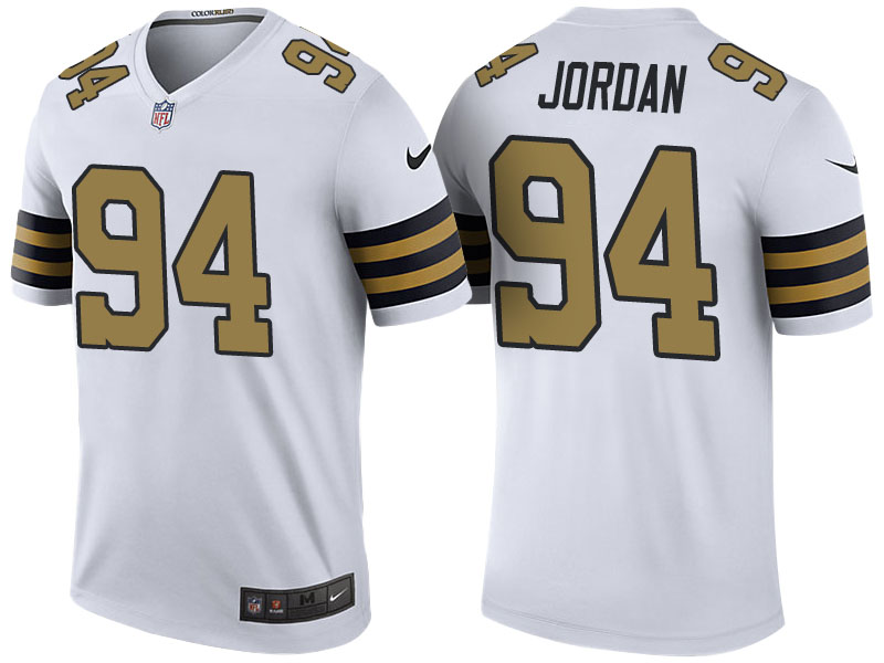 New Orleans Saints #94 Cameron Jordan White Color Rush Legend Jersey