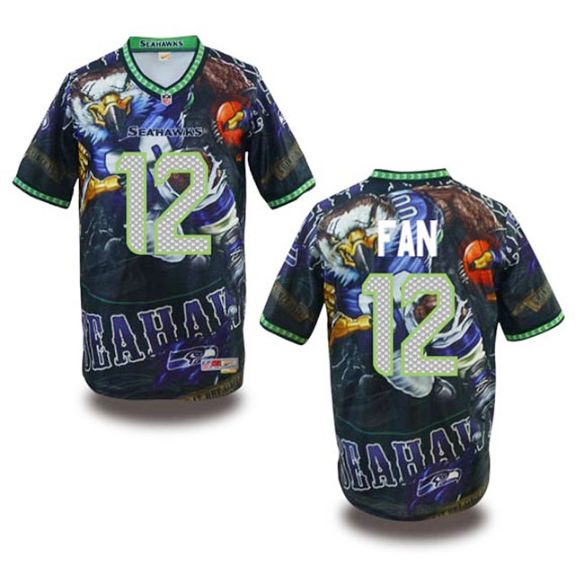 Seattle Seahawks #12 12th Fan Fanatical Fashion Jersey