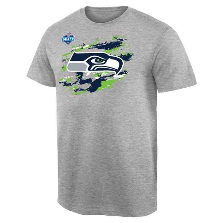 Seahawks Pro Line Heather Gray 2016 Draft Special T-Shirt