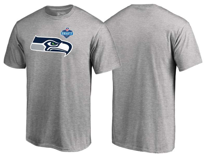 Seattle Seahawks Heather Gray 2017 NFL Draft Athletic Heather T-Shirt