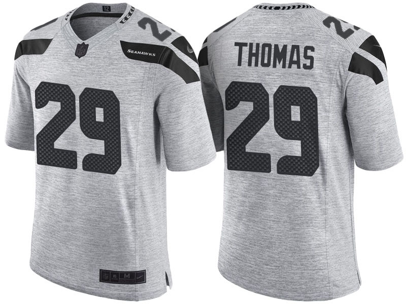 Seattle Seahawks #29 Earl Thomas 2016 Gridiron Gray II Limited Jersey