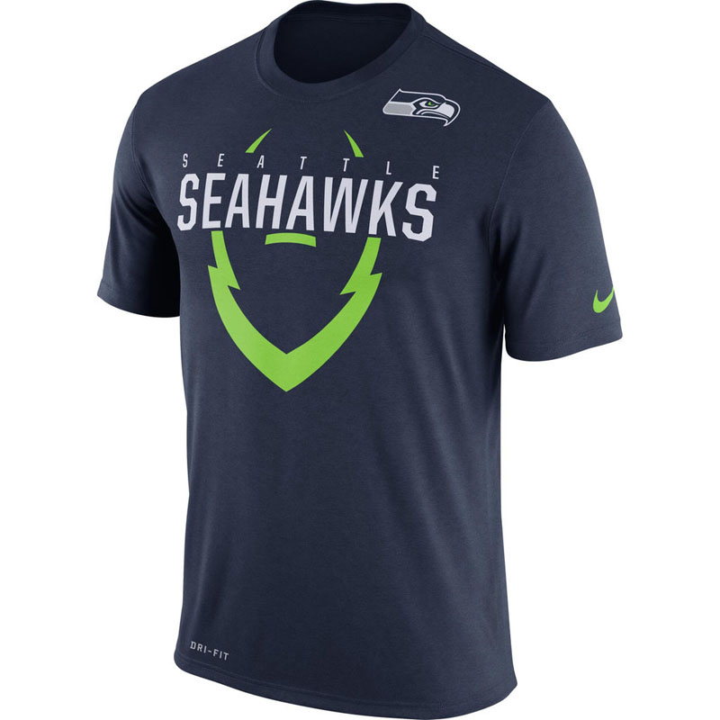 Seattle Seahawks College Navy Legend Icon Dri-FIT T-Shirt