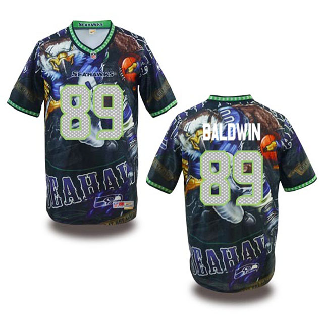 Seattle Seahawks #89 Doug Baldwin Fanatical Fashion Jersey