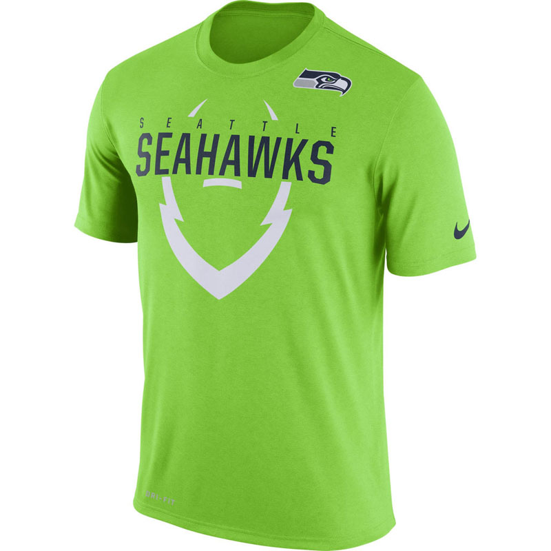 Seattle Seahawks Neon Green Legend Icon Dri-FIT T-Shirt