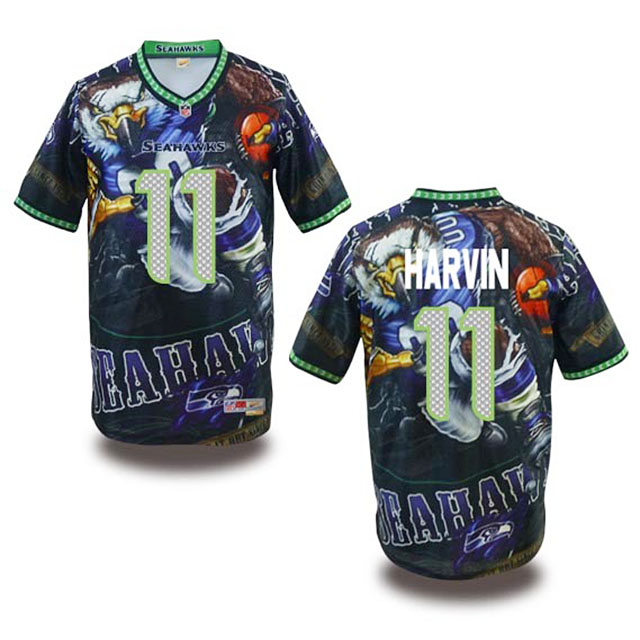 Seattle Seahawks #11 Percy Harvin Fanatical Fashion Jersey