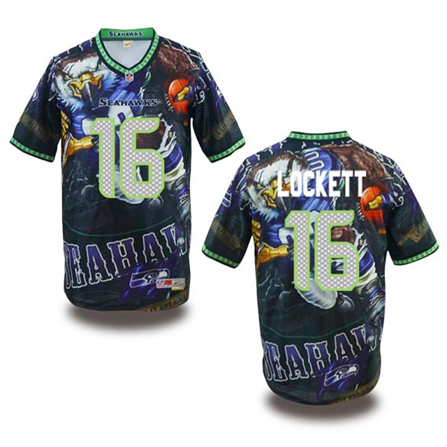 Seattle Seahawks #16 Tyler Lockett Fanatical Fashion Jersey