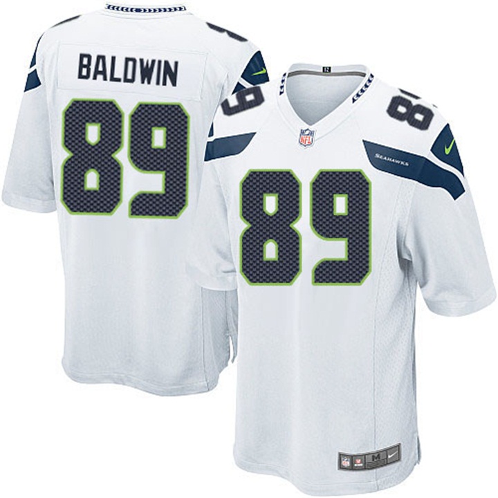 Seattle Seahawks #34 Doug Baldwin White Elite Jersey