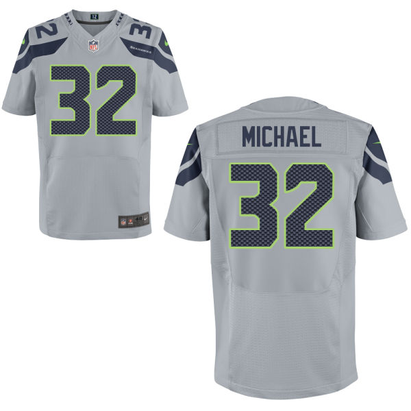 Seattle Seahawks #32 Christine Michael Gray Alternate Elite Jersey