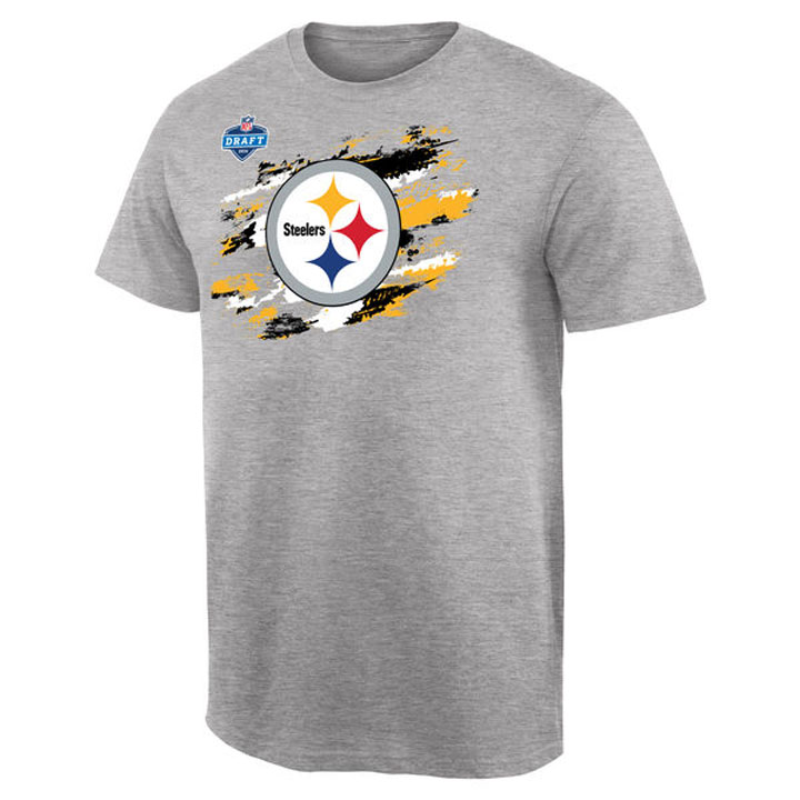 Steelers Pro Line Heather Gray 2016 Draft Special T-Shirt